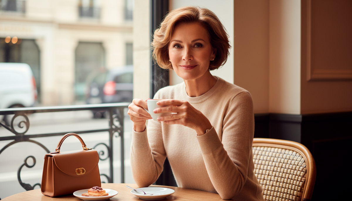 Вот она - ухоженная женщина за 50. Обратите внимание: никаких кричащих деталей. Просто чистота, аккуратность и внимание к себе. Именно так выглядит настоящая элегантность.