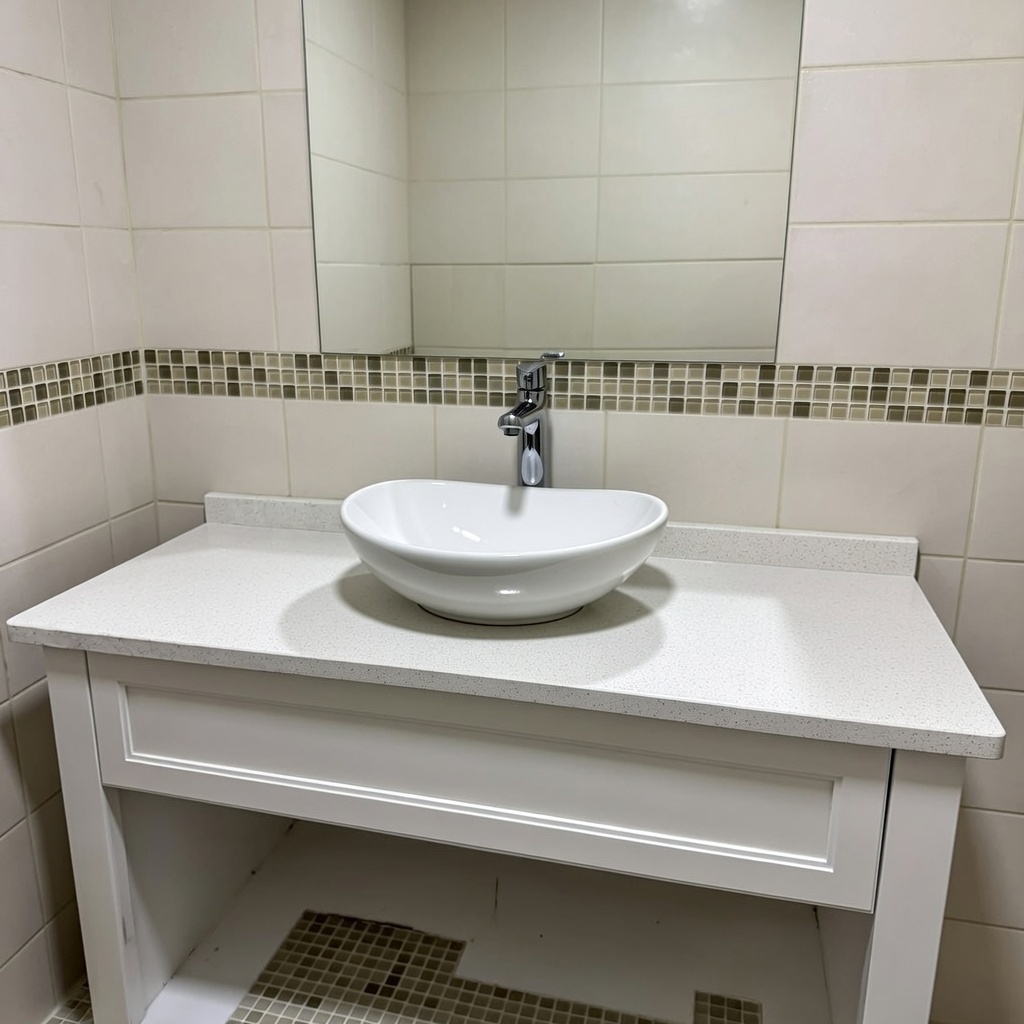 раковина в ванную на заказ из акрилового камня