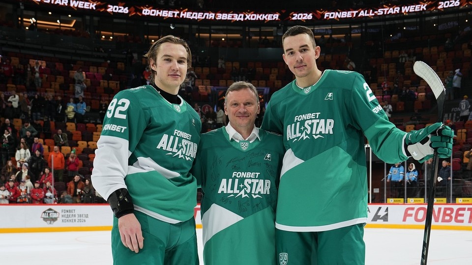    Торпедовцы завоевали серебро в Матче звёзд КХЛ-2026. Фото: ХК «Торпедо»
