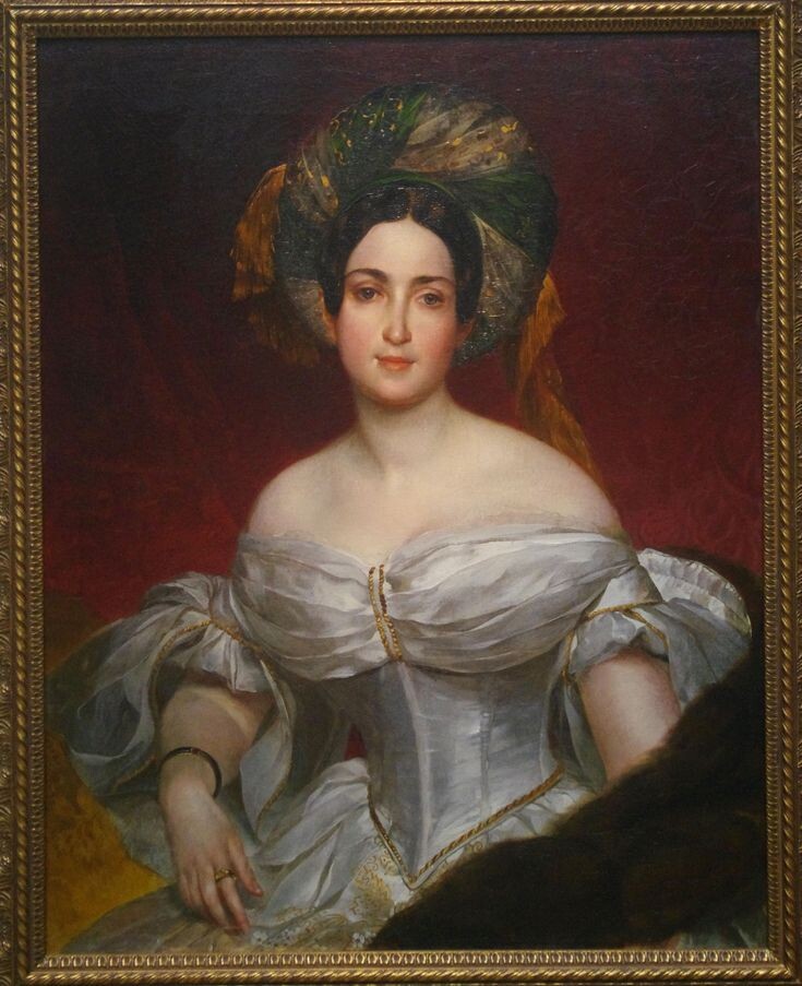 Портрет кисти Брюллова.