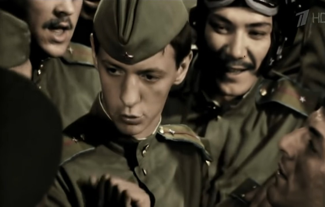 Кадр из фильма " В бой идут одни старики"