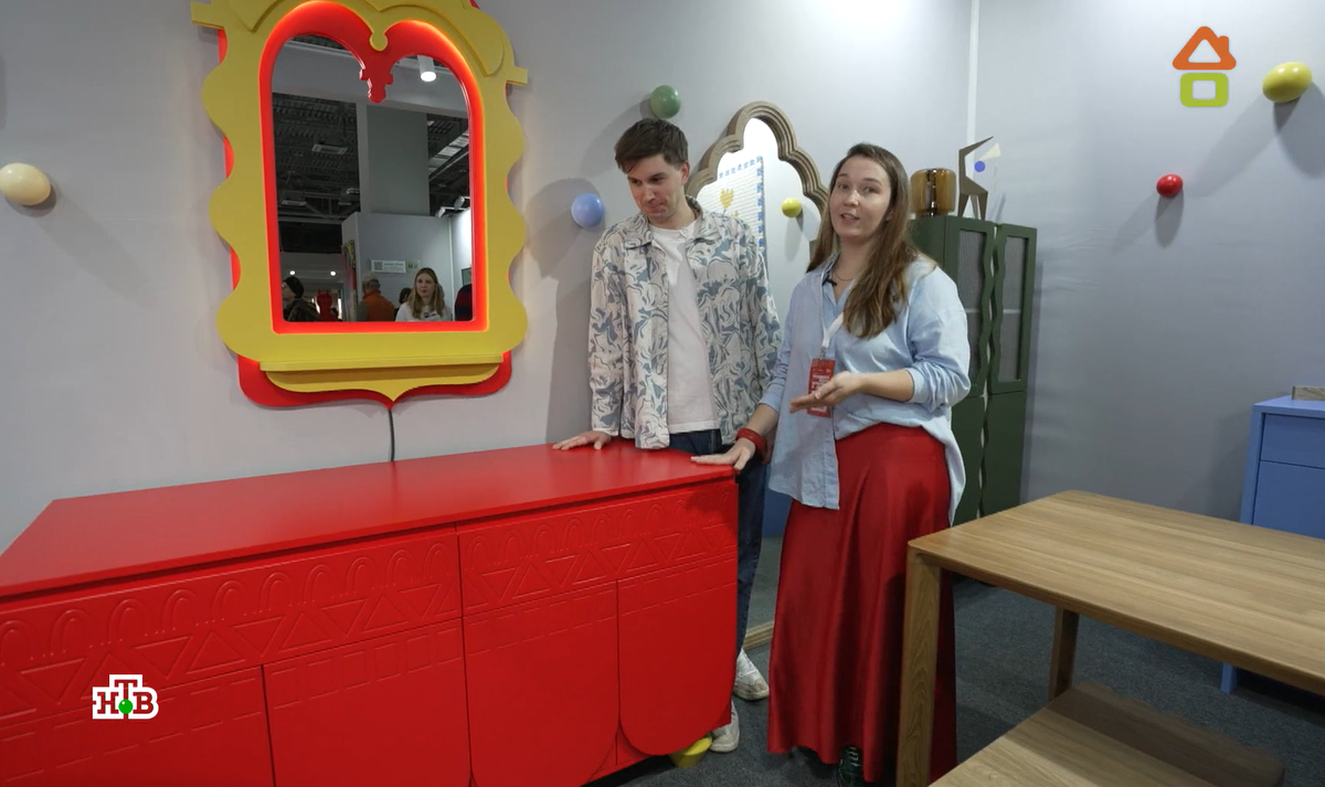 Комод с псковским бегунком. Кадр из программы «Дачный ответ»