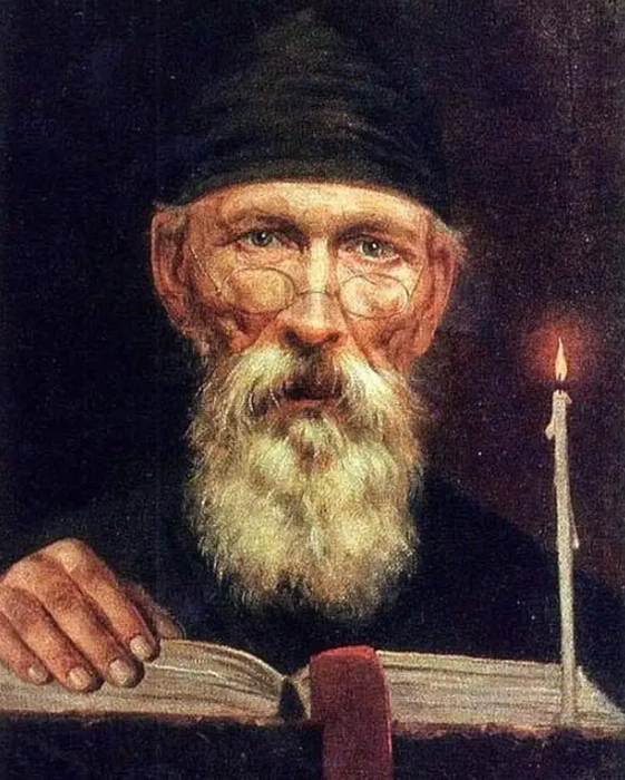 Это не портрет Авеля, просто некий подобный образ. Источник - https://zhiznteatr.mirtesen.ru/blog/43744284475/Prorochestva-o-dinastii-Romanovyih