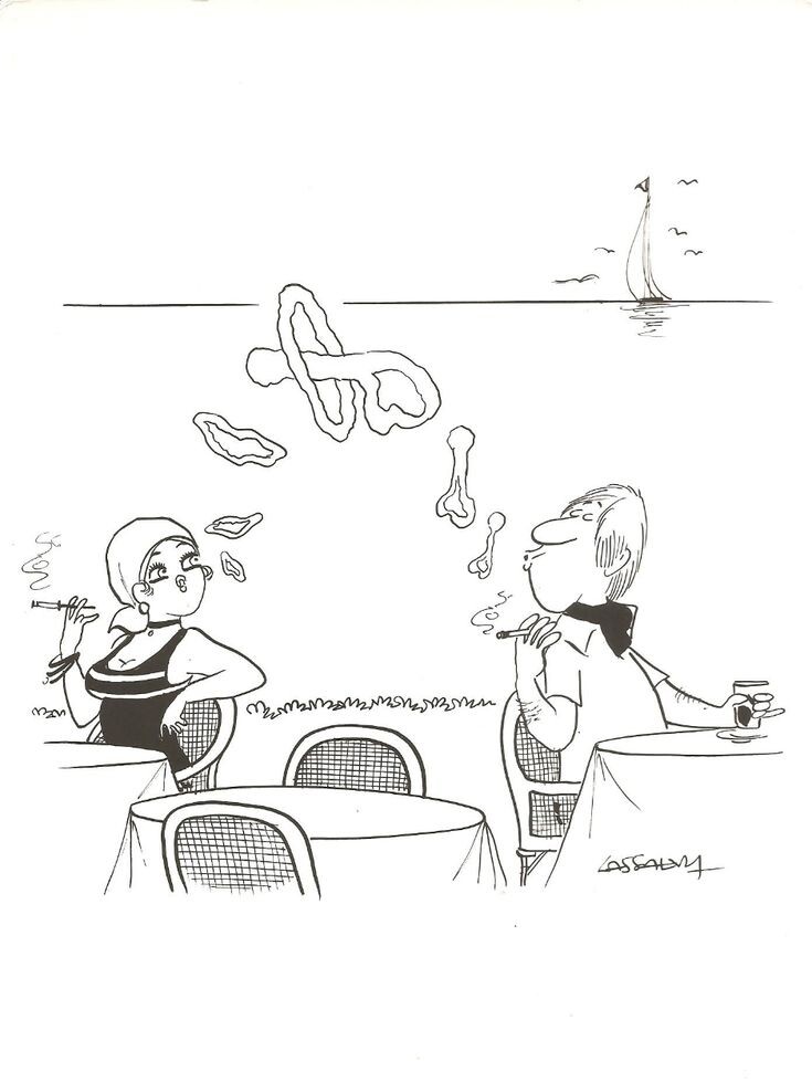 КАРИКАТУРА ОТ ХУДОЖНИКА-КАРИКАТУРИСТА РОБЕРТА ЛАССАЛЬВИ / Robert Lassalvy