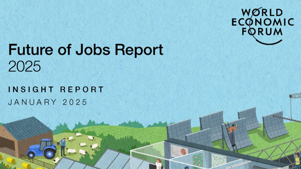 The Future of Jobs Report 2025 — аналитический отчёт Всемирного экономического форума, опубликованный в январе 2025 года. В нём рассмотрены современные тенденции и важнейшие вызовы, с которыми работодатели и работники в различных отраслях и регионах уже сталкиваются и столкнутся в ближайшие пять лет.