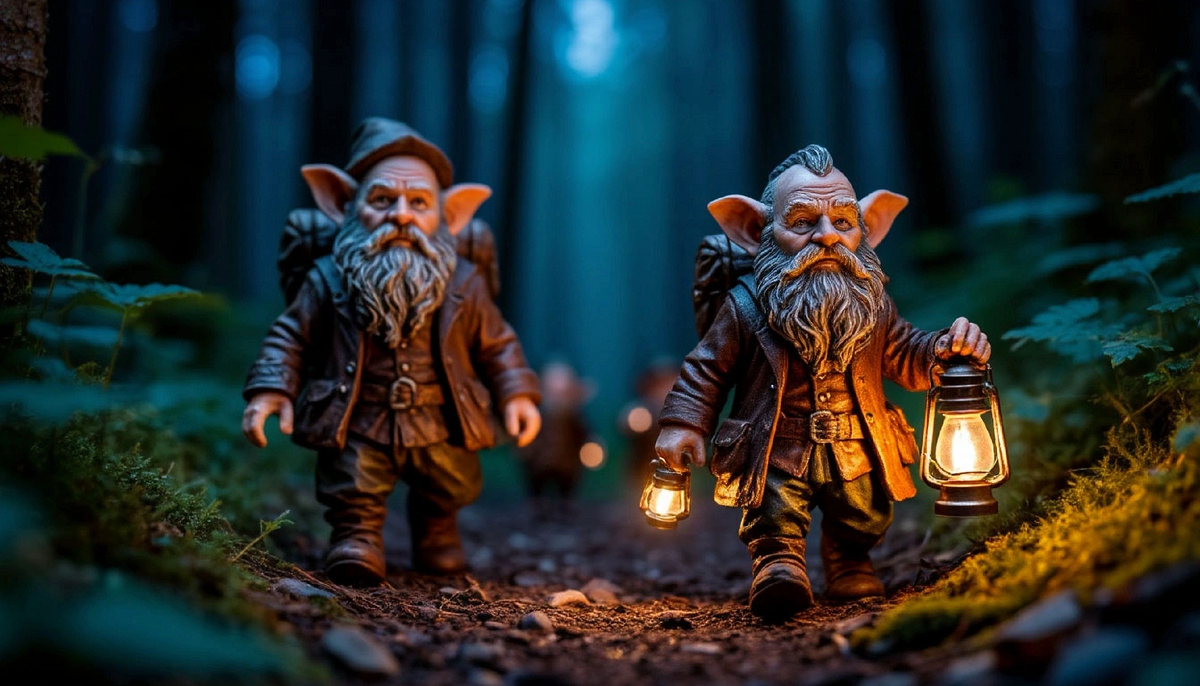 Это были крошечные человечки.