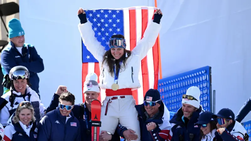 Горнолыжница Бризи Джонсон принесла первое золото США