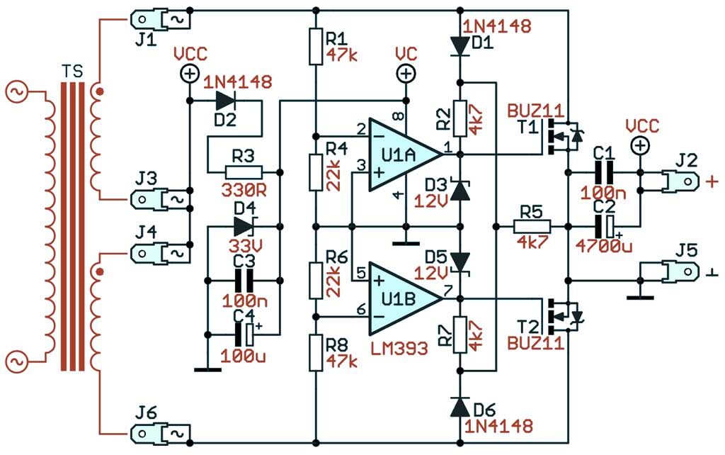 Вариант принципиальной схемы