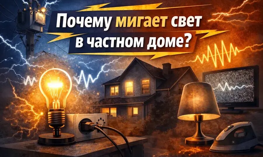 Почему мигает свет в частном доме: разбираем все причины и находим решение