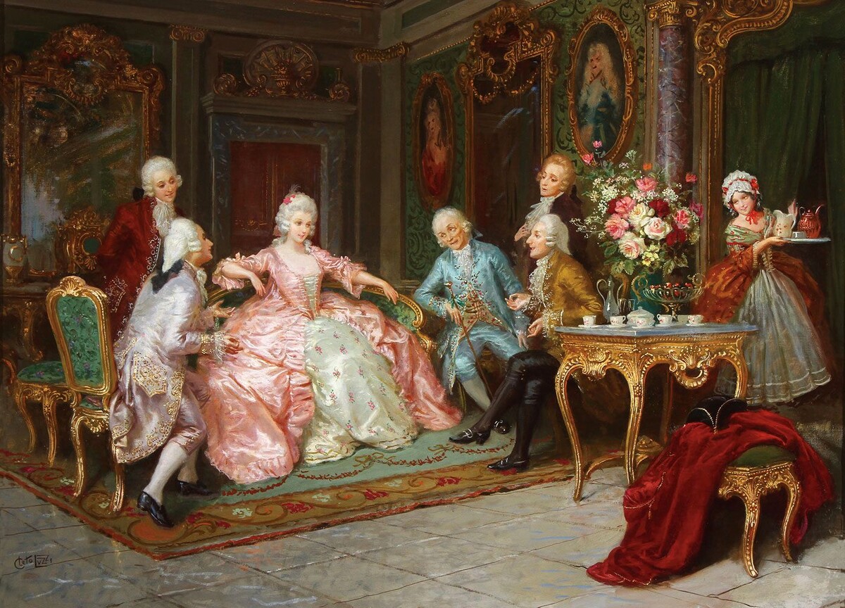 Клето Луцци галантный век. \ Фото: i.pinimg.com.