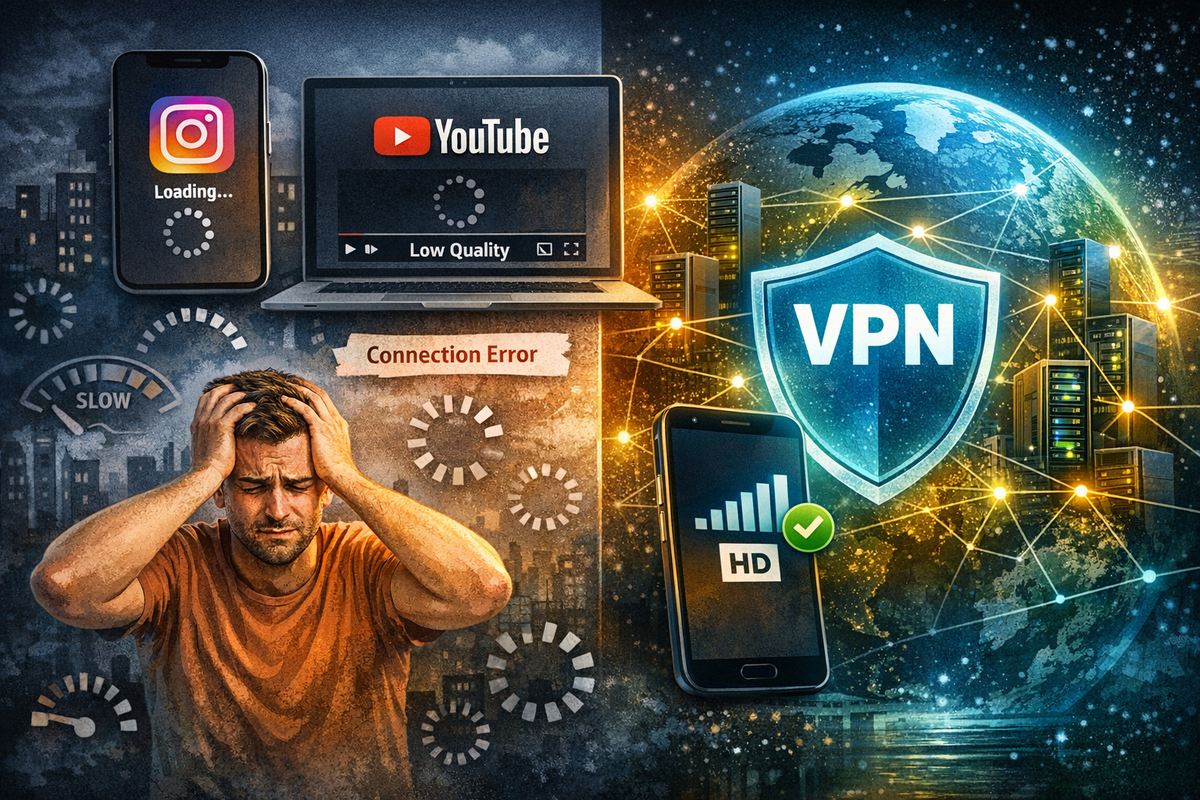 YouTube и Instagram без VPN не работает