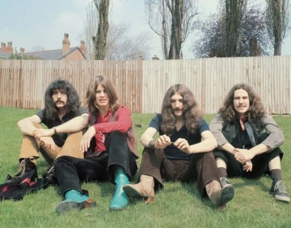Black Sabbath в 1970 году, фото сделано их менеджером Джимом Симпсоном