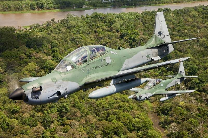 Филиппины заказывают у Бразилии 6 новых легких штурмовиков A-29 Super Tucano.  Фото: Embraer