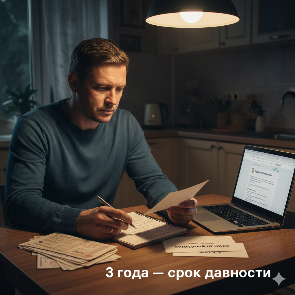 Старые долги за коммуналку не испаряются, но у них есть законный «срок годности» в суде — три года. Если грамотно поймать момент с судебным приказом и не упустить свои права, часть хвоста можно отрезать по закону, а в сложных случаях — списать всё разом через банкротство.