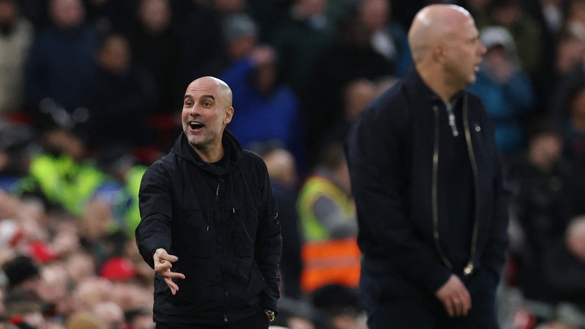    Главный тренер «Манчестер Сити» Хосеп Гвардиола. Reuters