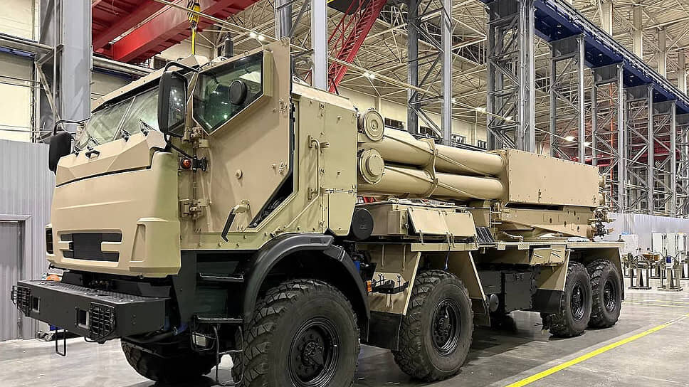 Одним из российских хитов выставки в Эр-Рияде стала новая реактивная система залпового огня «Сарма».📷Фото: Пресс-служба Госкорпорации Ростех