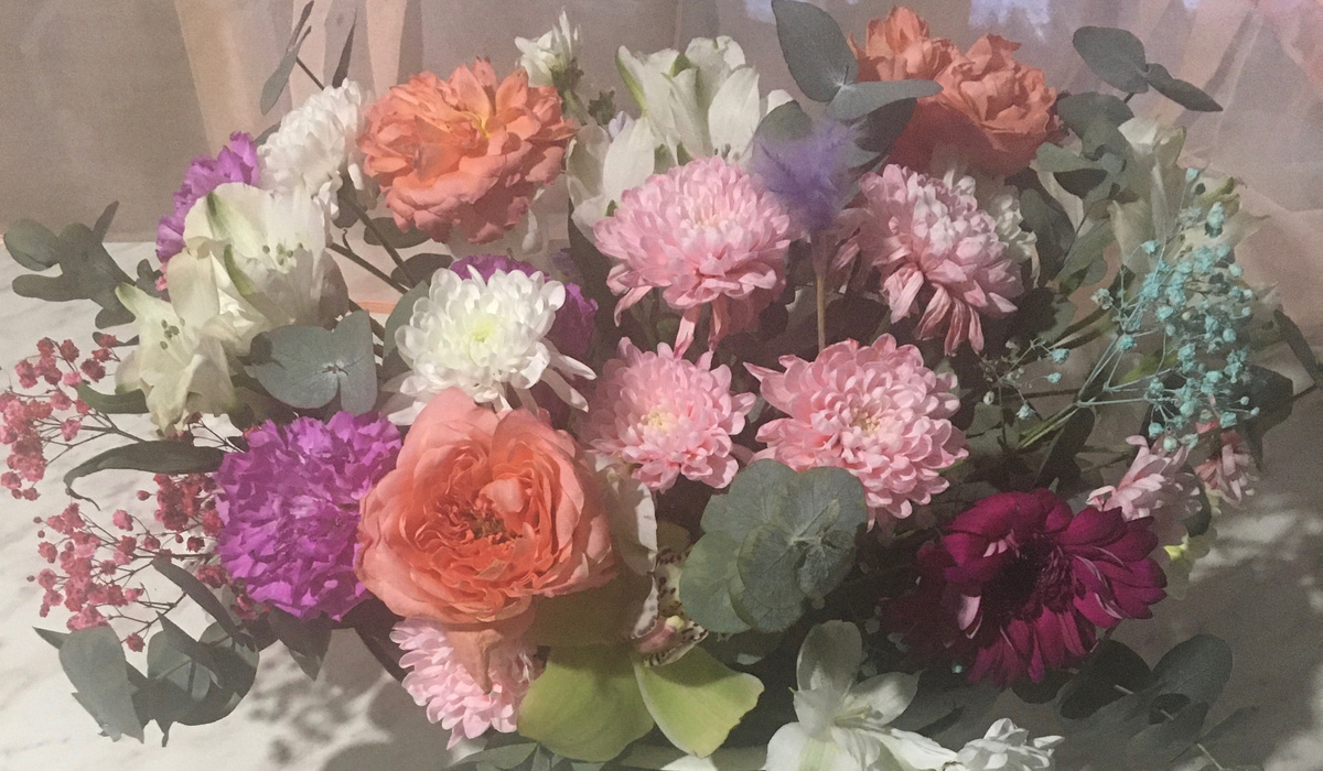 Ну и конечно же цветы