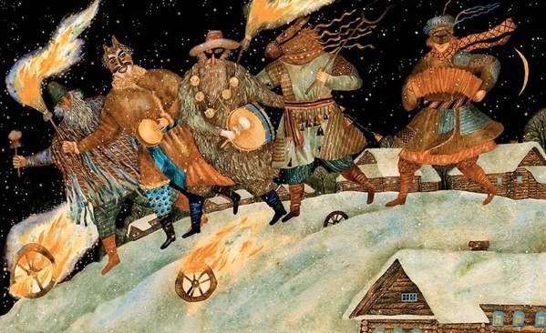 Вера Павлова – Иллюстрация к книге «Русские праздники». Источник: https://ru.pinterest.com/pin/693202567674593369/?utm_medium=organic&utm_source=yandexsmartcamera