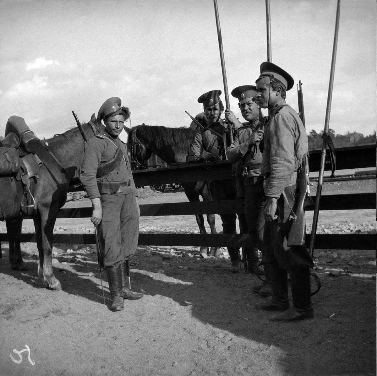 Донские казаки в 1914 году. 
