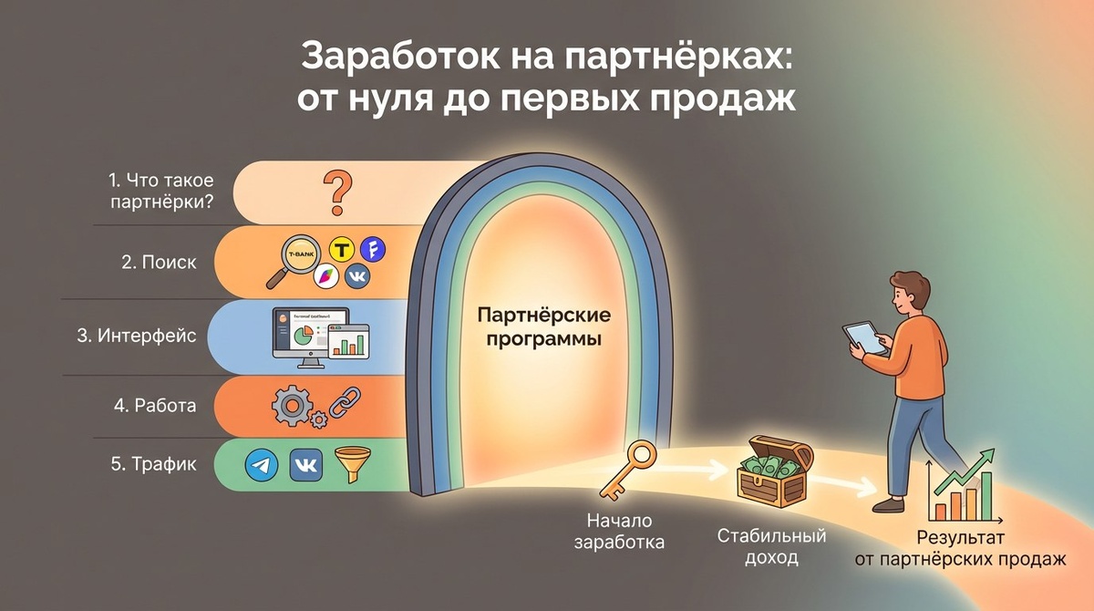 Как начать зарабатывать на партнерках: рабочий курс с пошаговыми инструкциями
