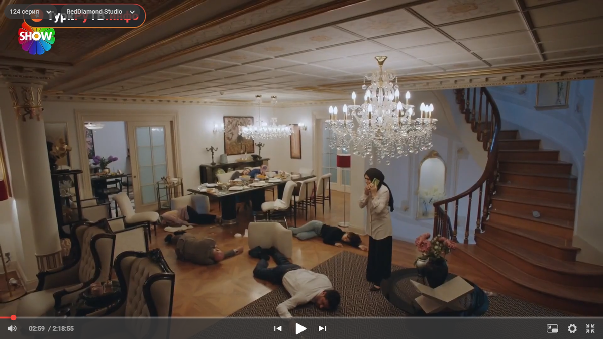 Сериал "Клюквенный щербет", кадр из 124 серии