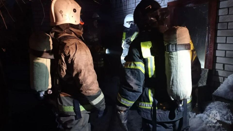    Пожар в Славгороде . Источник: ГУ МЧС по Алтайскому краю