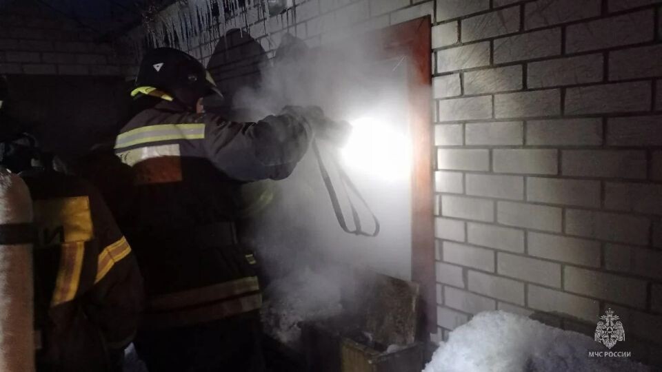    Пожар в Славгороде . Источник: ГУ МЧС по Алтайскому краю