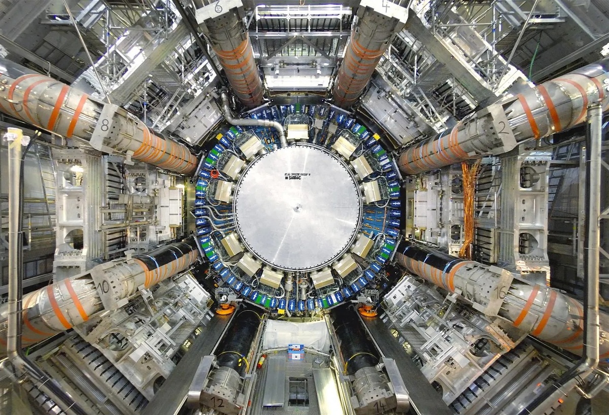 Эксперимент ATLAS на Большом адронном коллайдере ЦЕРН. (Изображение предоставлено ЦЕРН)