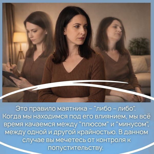 Правило маятника – "либо – либо"