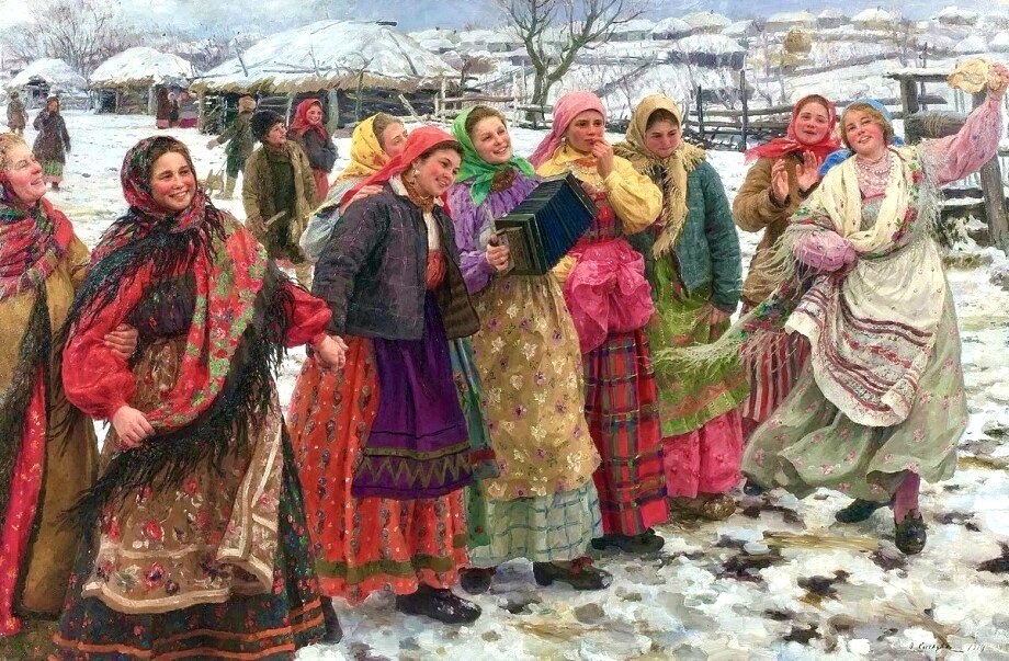 Ф.В.Сычков «Масленица». Саранский музей изобразительных искусств.  Фото из открытых источников.