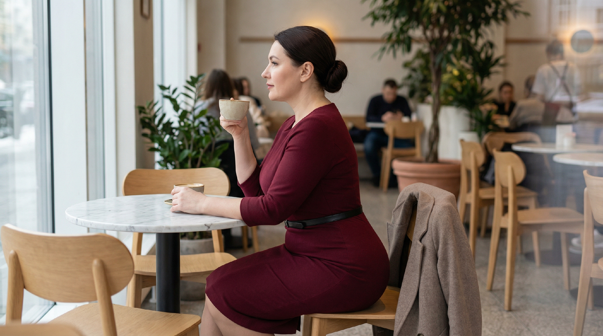 Песочные часы: платье-футляр с акцентом на талию