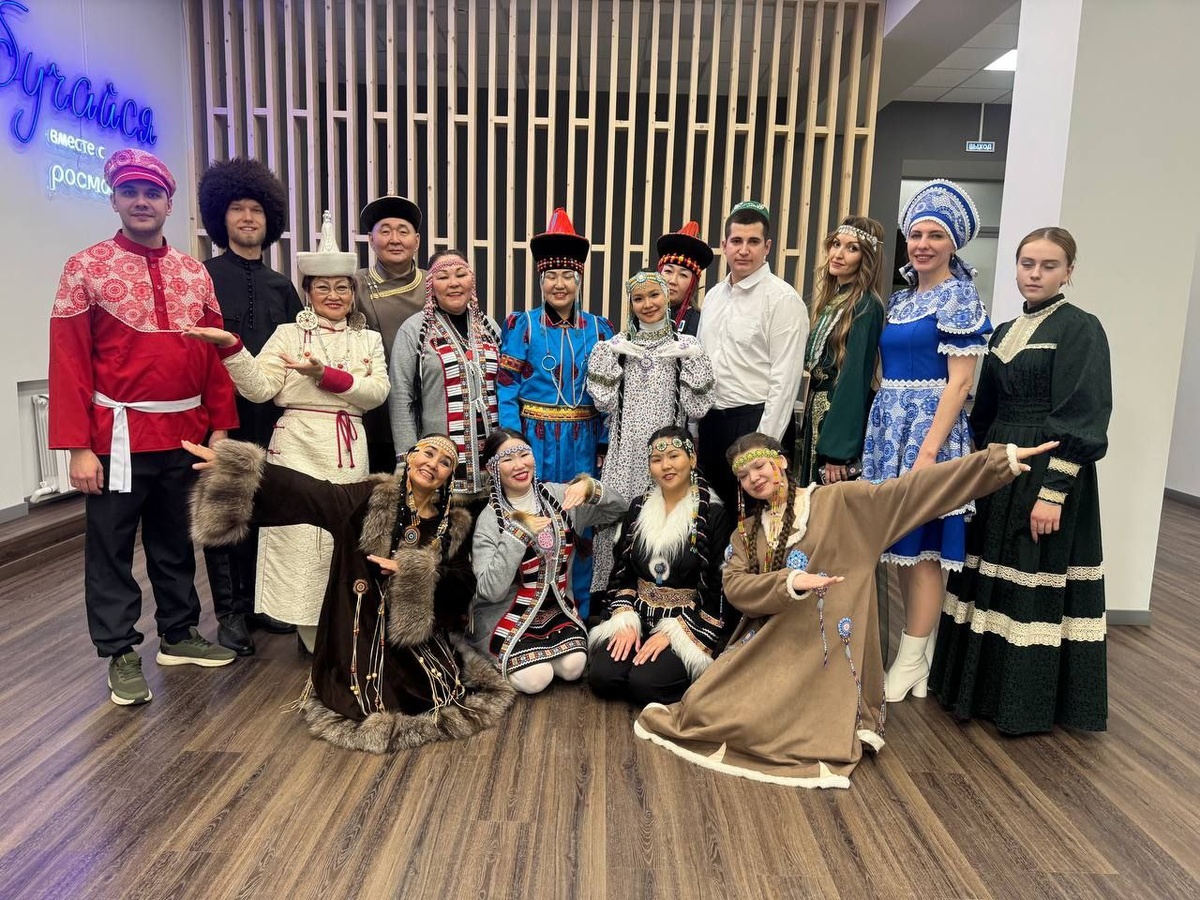 Фото: Представители Колымы на открытии Года единства народов России/тг-канал Яны Ружанской