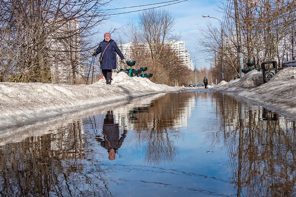    В Москву идет первая оттепель. Фото: Global Look Press\Konstantin Kokoshkin