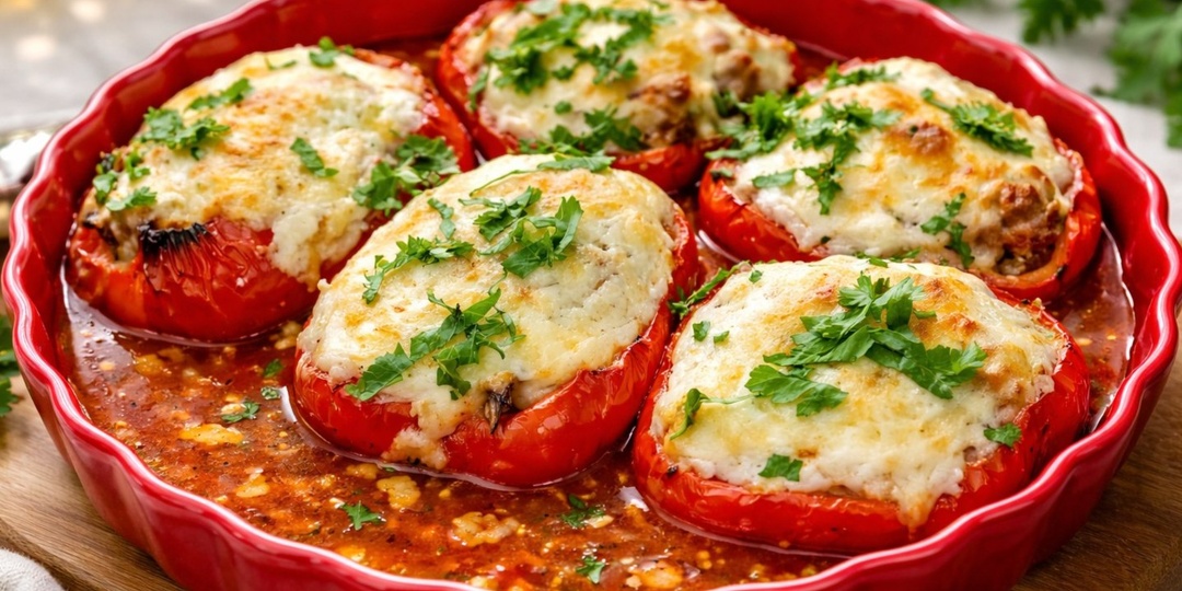Как вкусно приготовить фаршированные перцы в духовке. Без масла и лишних калорий