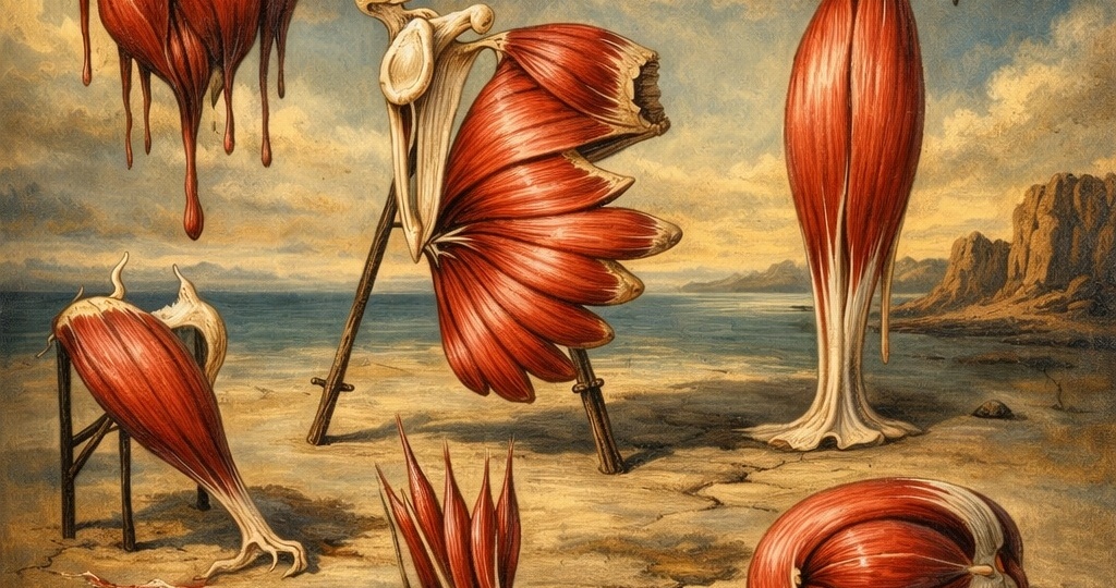 12 основных форм мышц как 12 апостолов.