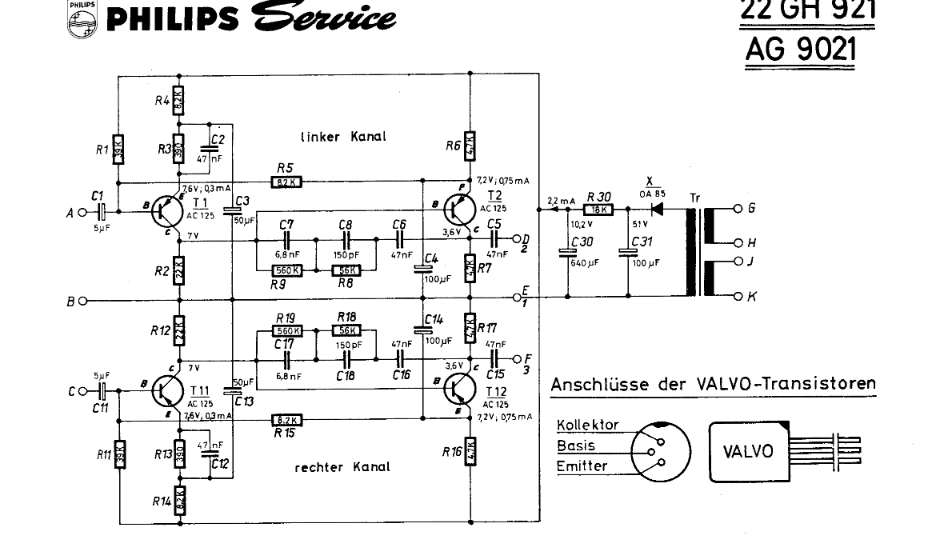 ММ Фонокорректор PHILIPS AG 9021