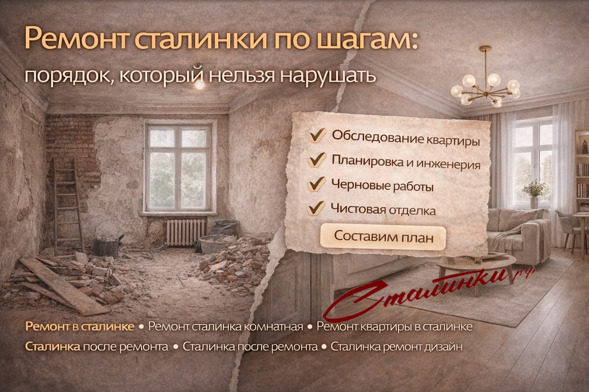 Ремонт в сталинке - Сталинки.рф