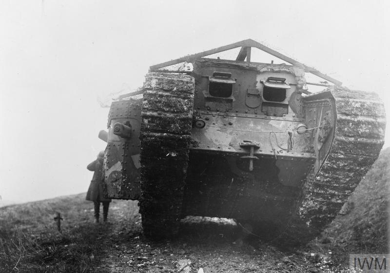 Первый танк Mark I (фотографии в свободном доступе) 
