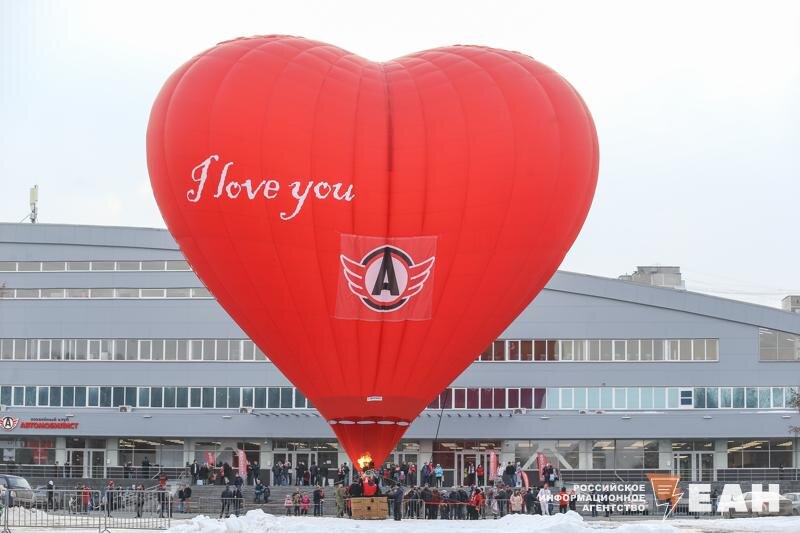    ЕАН. «Валентинка» в виде воздушного шара