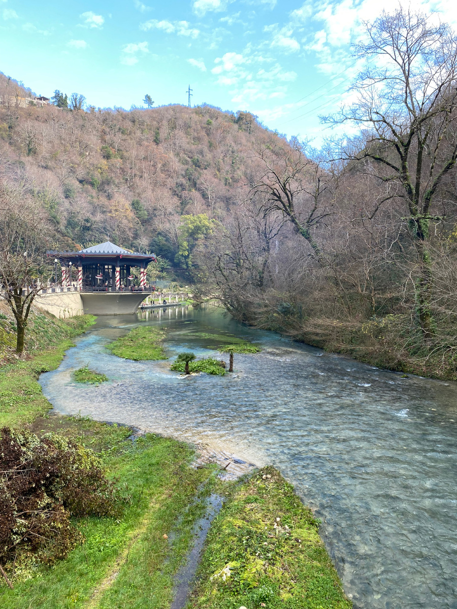 Новый Афон, зима