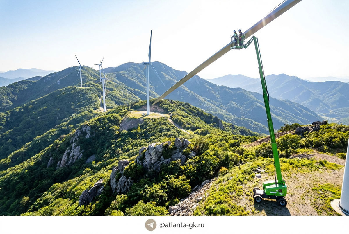    Телескопические подъёмники большой высоты Atlanta-gk