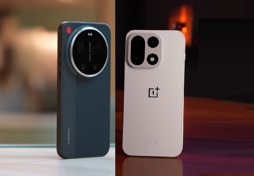 Xiaomi 17 Ultra слева и OnePlus 15 справа