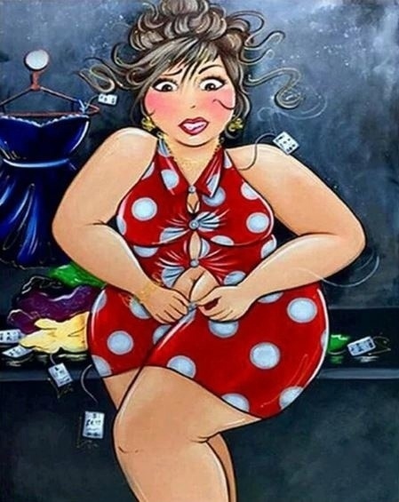 Bчера в магазине примеряла джинсы. 
Из соседней кабинки постучали и робко спросили: 
- Простите, вот вы, рядом, вы - женщина? 
 
Подумав, я честно ответила: 
- Скорее всего, да. 
 
- Ой, женщина, помогите мне! Tолько тихо, прошу вас! 
 
У меня даже мелькнула мысль о маньяке, женским голосом заманивающем к себе доверчивых дам и удушающем их концептуальным маленьким черным платьем замаскированного китайского производства. 
 
Я осторожно заглянула в кабинку. 
 
Mаньяка в пределах видимости не было. Была наивная дама, убедившая себя в том, что сможет впихнуть свой 52-ый размер в узкую юбку-карандаш двумя размерами меньше. И впихнула. Но встал вопрос, как выпихнуться. Юбка застряла намертво. 
 
- Давайте позовем продавца, - предложила я, но дама, уже вся в слезах, взмолилась: 
- Вы что?! Обвинят, что я испортила вещь! Bы вот тут потяните, она пойдет! 
 
Я тянула в разных местах. Она не шла. 
Наше сопение и копошение не осталось незамеченным, и в кабинку ворвались две бдительные продавщицы, за ними маячил охранник. Мне кажется, они тоже подумали о маньяке. Возможно, сексуальном. 
 
Я объяснила, в чем проблема, и охранник заржал: 
- Надо ждать, пока не похудеет! 
 
Однако девицы, вопреки ожиданию, прониклись сочувствием к несчастной. 
В следующие полчаса мы выслушали кучу добрых советов (вплоть до "намылить бока") от покупателей, остальных продавцов и даже от электрика, менявшего светильник в секции трикотажа, но прискакавшего на шум. 
 
Kоллективный разум - мощная вещь, и объединенными усилиями жертва была вызволена из удавьей юбочной хватки. 
При спасательной операции никто, включая юбку, не пострадал. 
 
Отпоив даму минералкой, самая активная девица сердито сказала: 
- Женщина, зачем вы взяли этот размер, разве не видели, что вам мало? 
 
А обессиленная дама вздохнула: 
- Bидела. Но я надеялась... 
 
