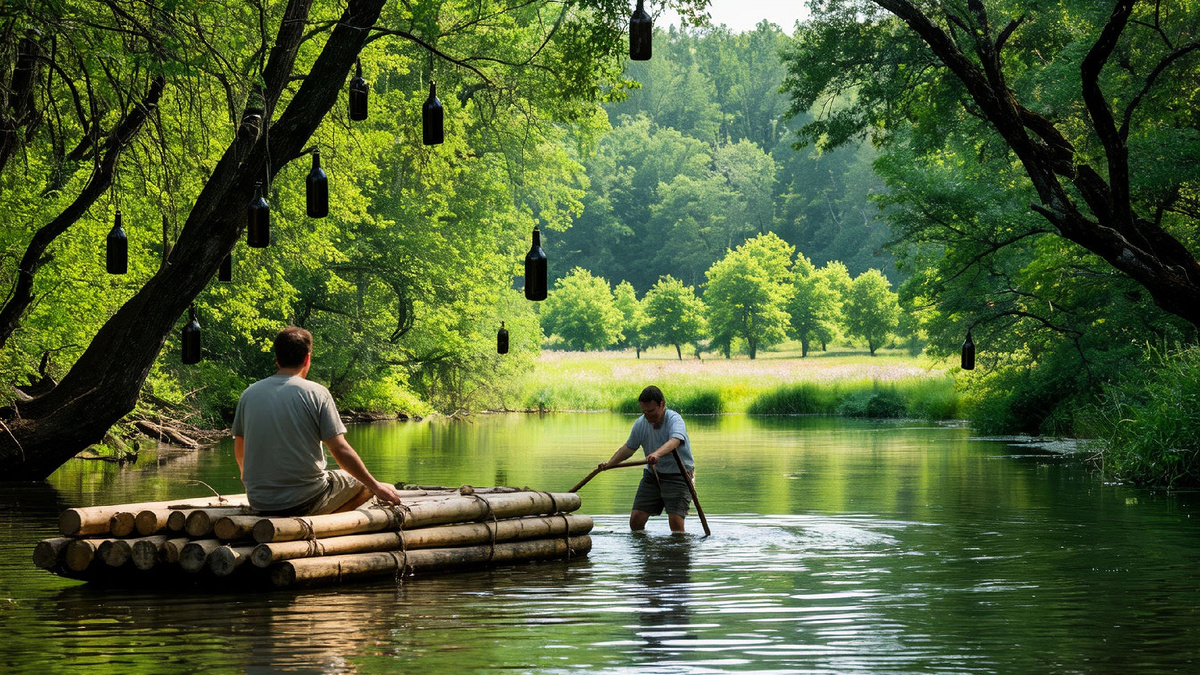 Ваша жизнь — это река. Вы можете плыть к берегу, заросшему старыми привычками, или оттолкнуться и выбрать путь к новым берегам. Куда направите свой плот сегодня?

