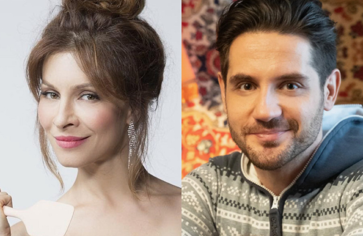 на фото Елена Подкаминская и Марк Богатырев