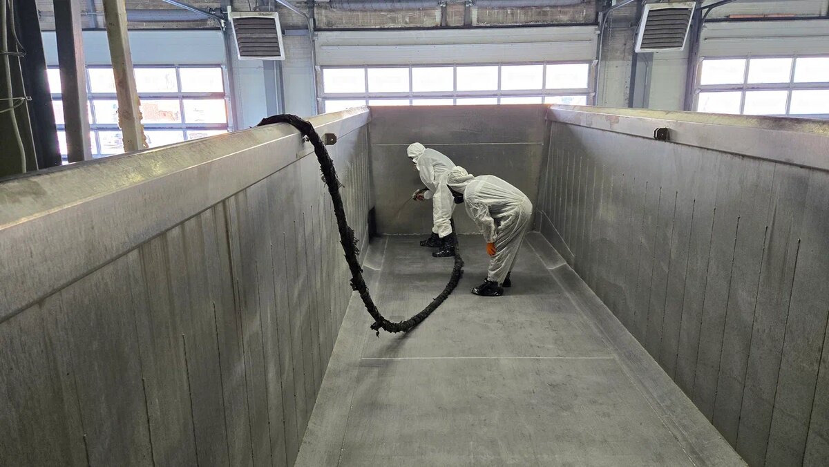 Напыление полимочевины на оборудовании ПРОТОН