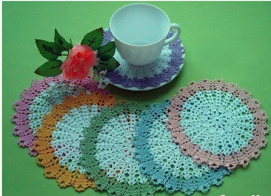 Вязание крючком. Сервировка стола. Схемы.