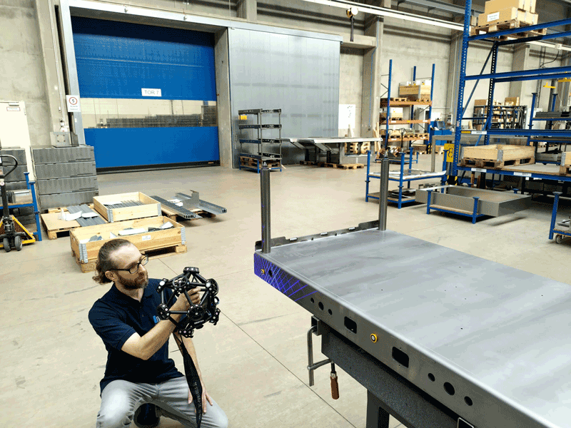 MetraSCAN 3D предназначен для получения стабильно точных 3D-измерений в любой производственной среде.