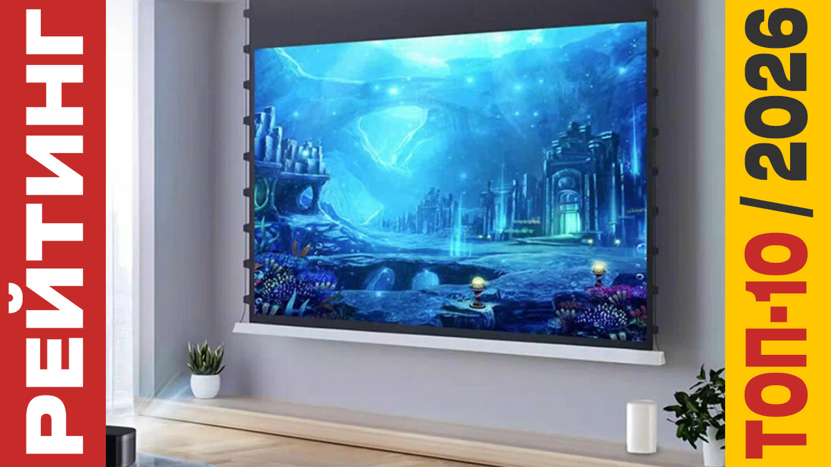 ТОП-10 Экранов для проектора 2026 года: Рейтинг лучших моделей