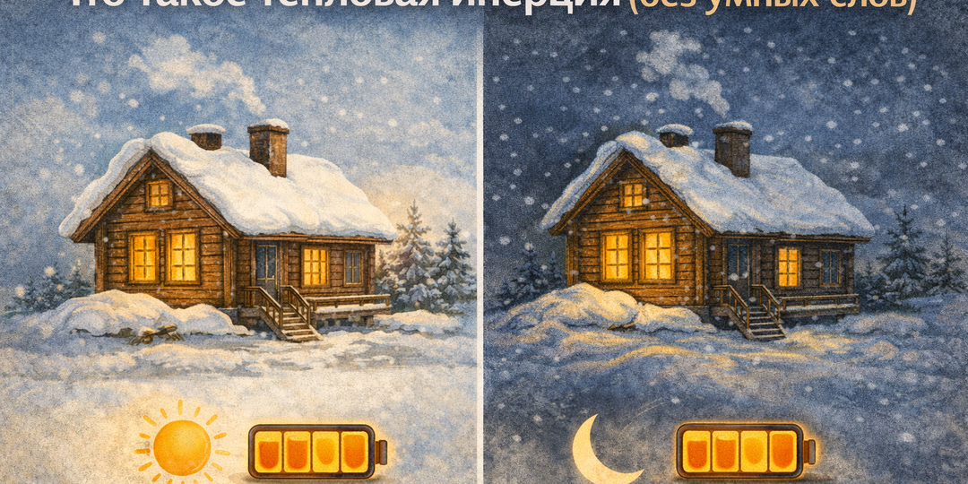 Тепловая инерция: то, о чём забыли, проектируя современные дома